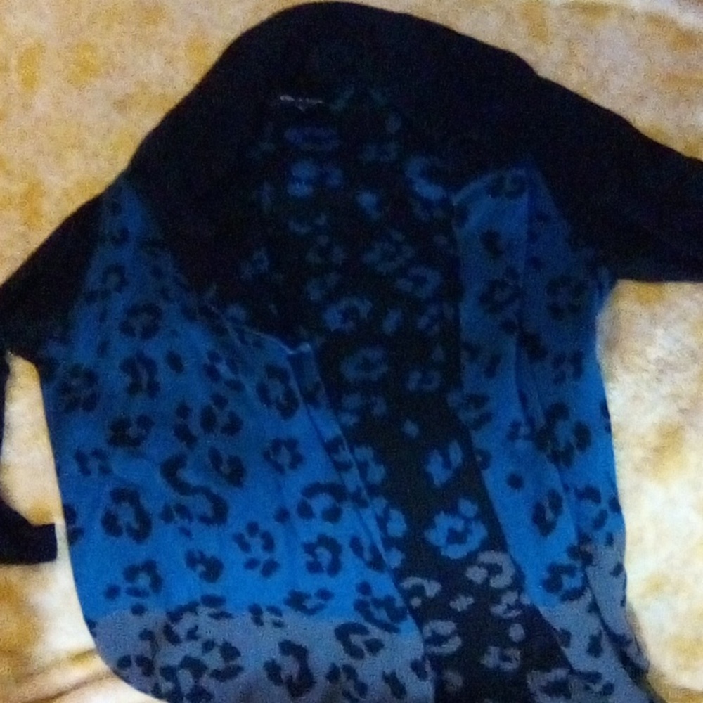 Cable and gauge sweater